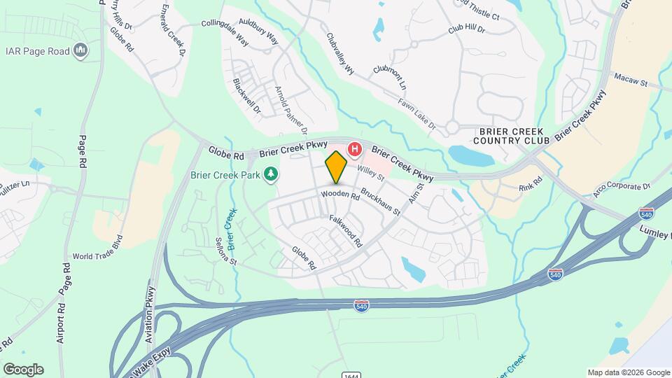 The Exchange at Brier Creek Map and Location Details