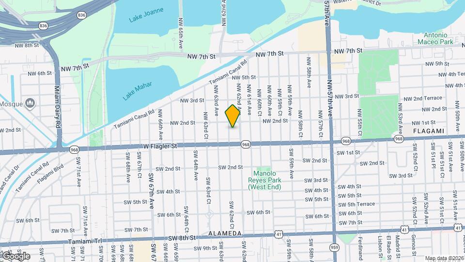 101 NW 62nd Ct Mapa y Detalles de la Ubicación