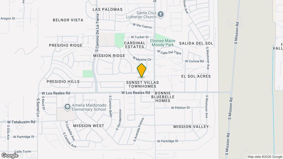 2987 W Avenida Obregon Map and Location Details