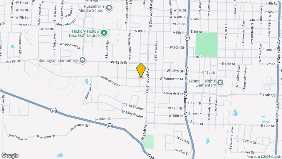 1401 S Houston Ave Map and Location Details