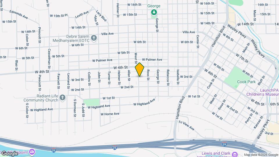 1622 W 3rd St Map and Location Details