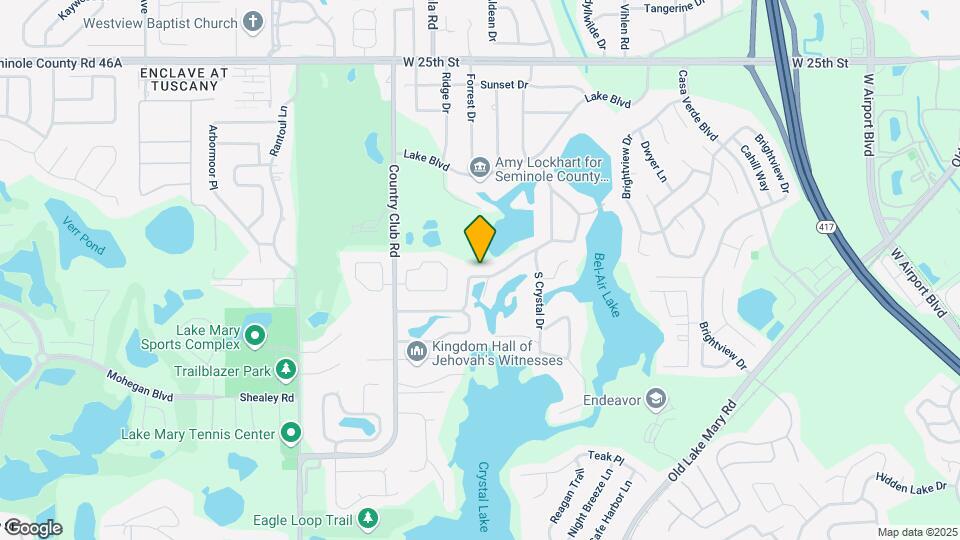 410 W Crystal Dr Map and Location Details