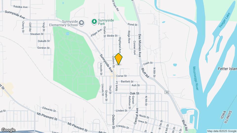 1841 1/2 Highland Ave, Unit 1841 Highland Mapa y Detalles de la Ubicación