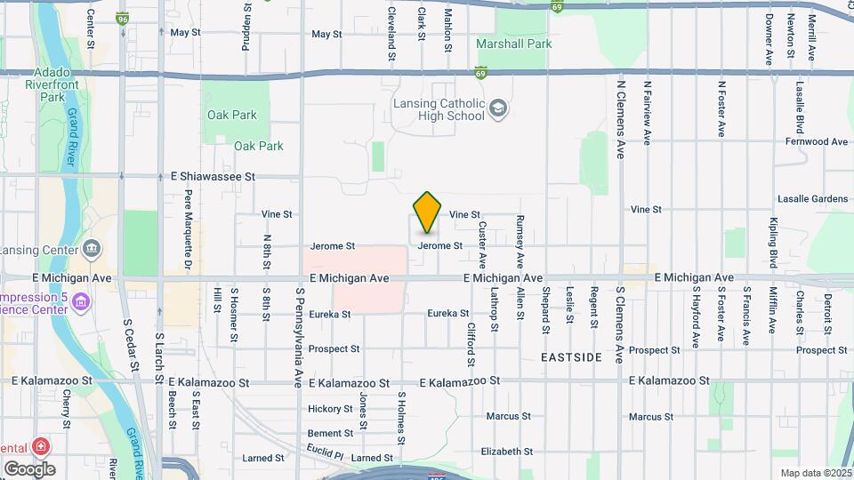 1319 Jerome St, Unit A Map and Location Details