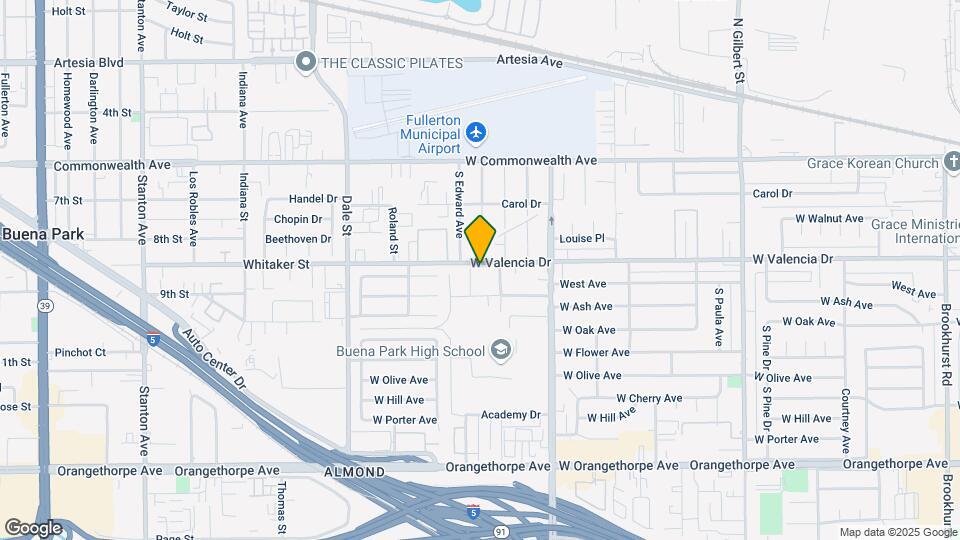 3930 W Valencia Ave Map and Location Details