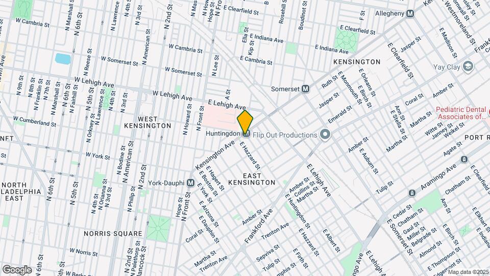 1804 E Huntingdon St Mapa y Detalles de la Ubicación