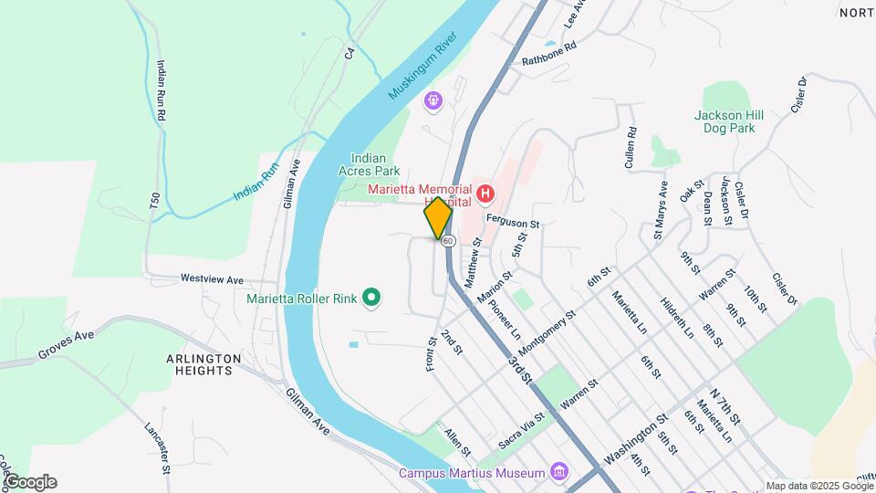 121 Muskingum Dr Map and Location Details