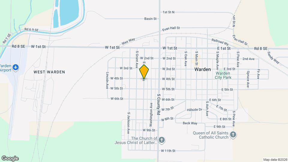 412 S Adams Ave Map and Location Details