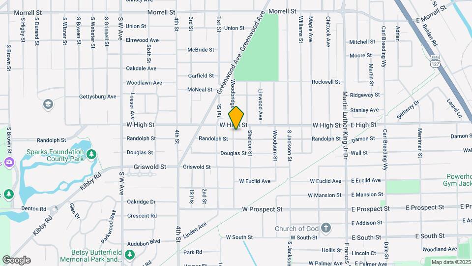 1309 Woodbridge St Map and Location Details
