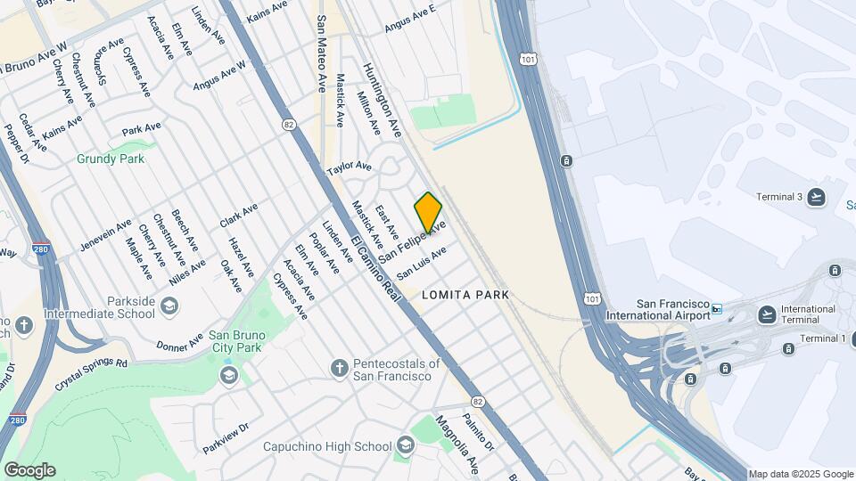 216 San Felipe Ave Mapa y Detalles de la Ubicación