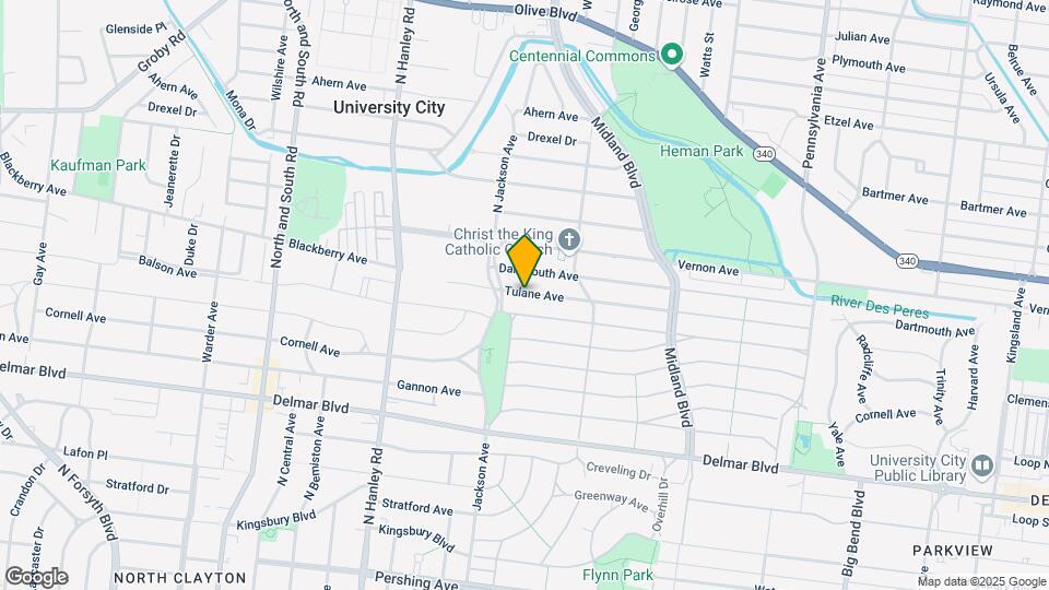 7376 Tulane Ave, Unit 1 fl Map and Location Details