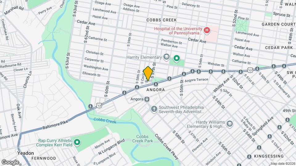 5709 Baltimore Ave Map and Location Details