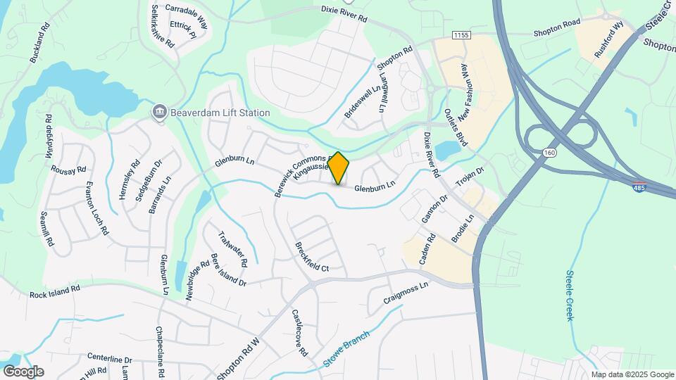 9449 Glenburn Ln Map and Location Details