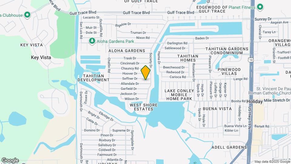 3545 Allandale Dr Map and Location Details