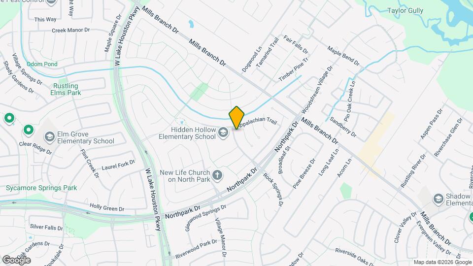 5026 Rock Springs Dr Map and Location Details