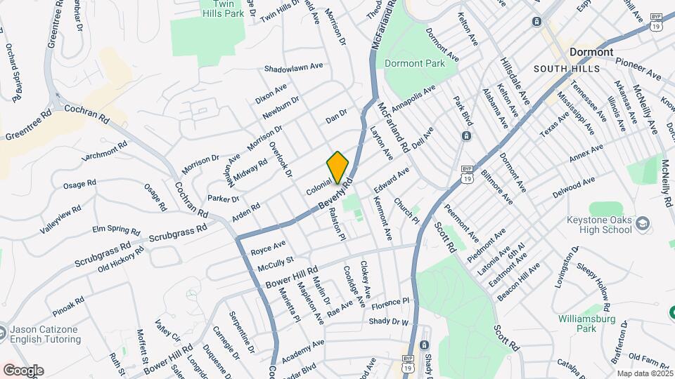 266 Beverly Rd Map and Location Details
