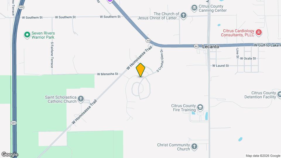 1050 S Crystal Glen Dr Map and Location Details