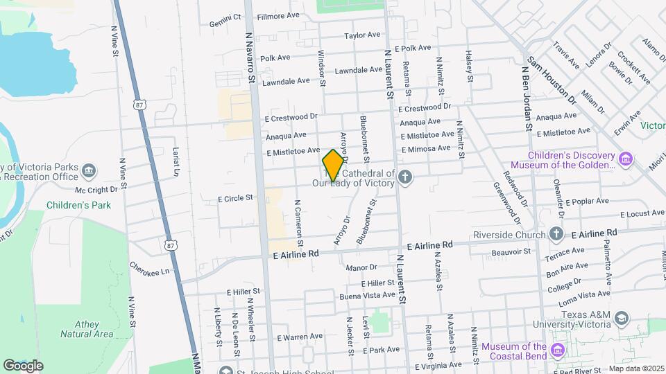 807 E Mesquite Ln Map and Location Details