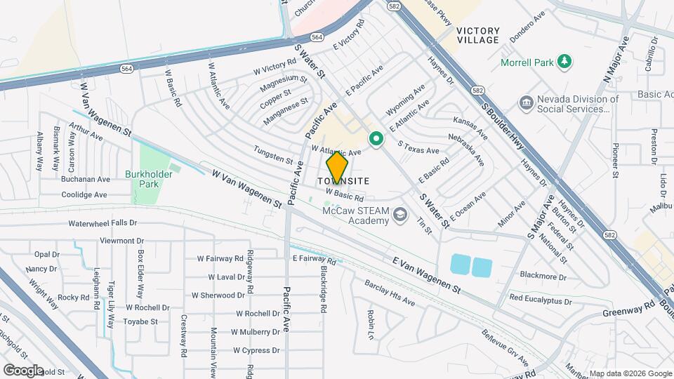 102 W Basic Rd Map and Location Details