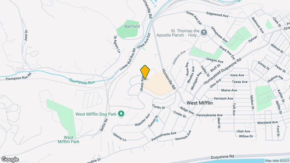 West Mifflin Manor Mapa y Detalles de la Ubicación