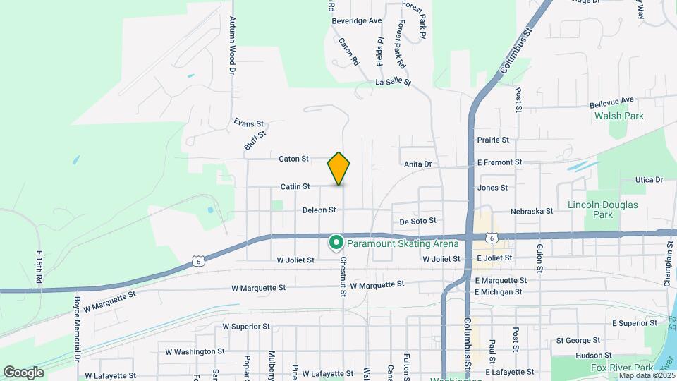 601 Catlin St Map and Location Details