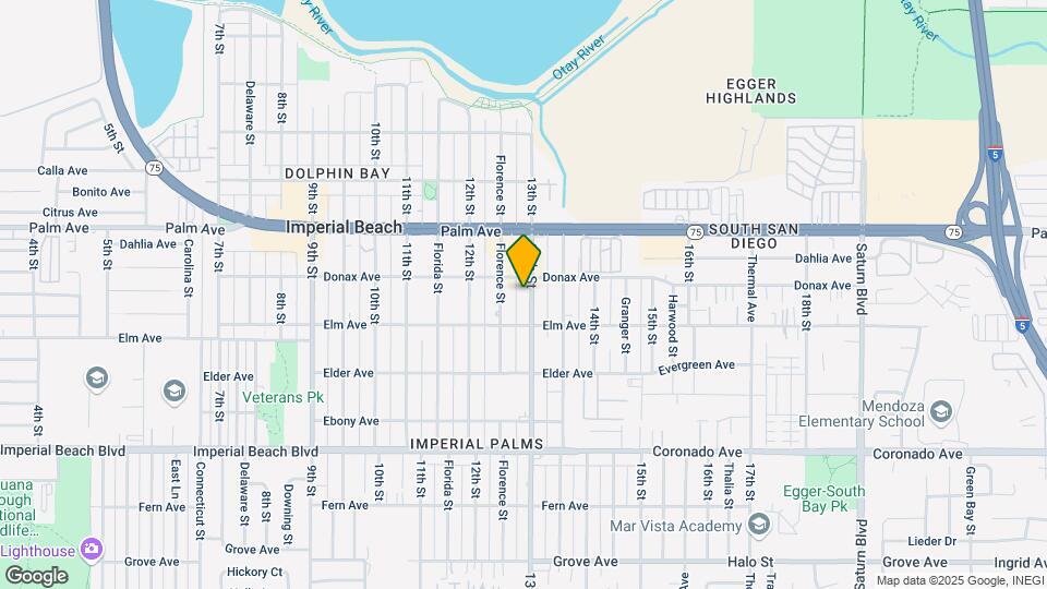 832 13th St Map and Location Details