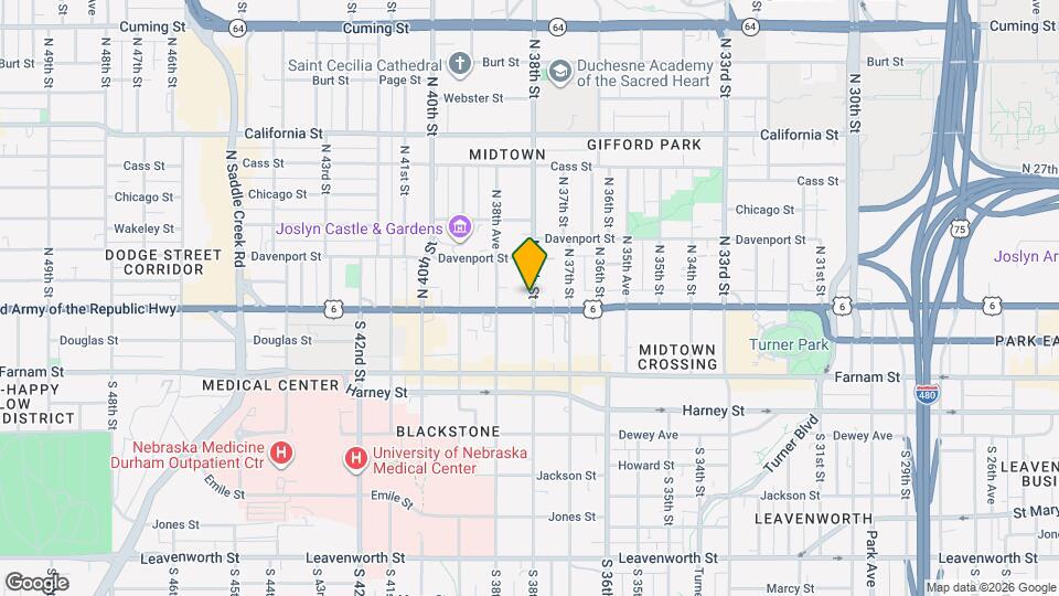 108 N 38th St Map and Location Details