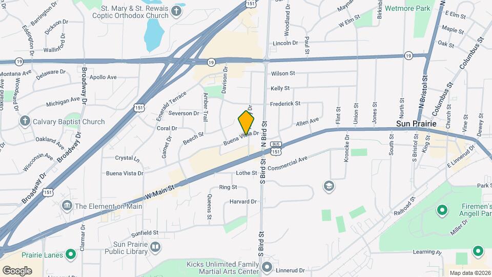 917 Buena Vista Dr Map and Location Details