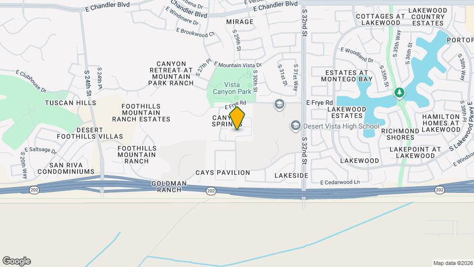 2950 E Glenhaven Dr Map and Location Details