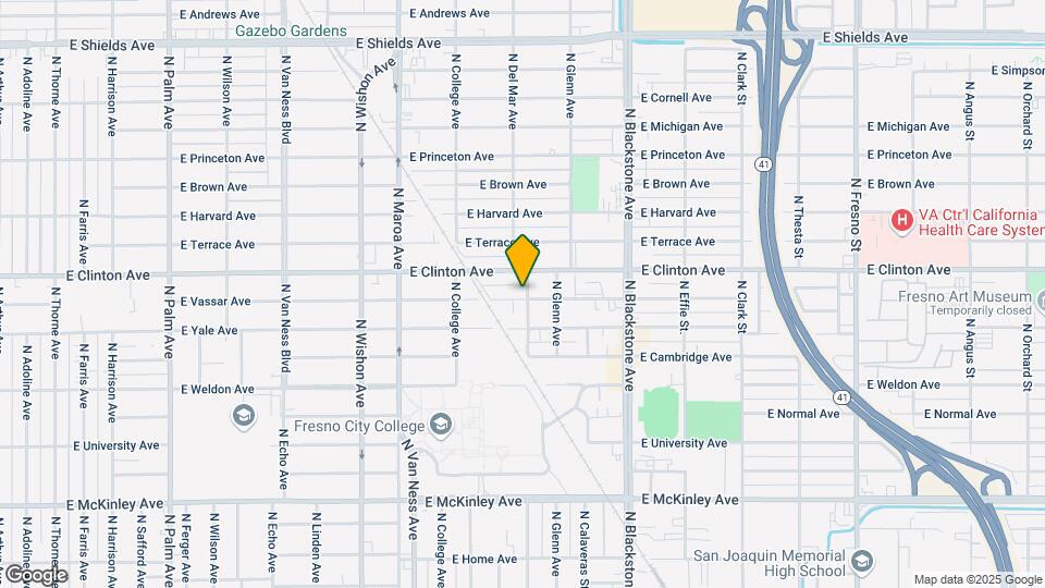 1335 E Vassar Ave Map and Location Details