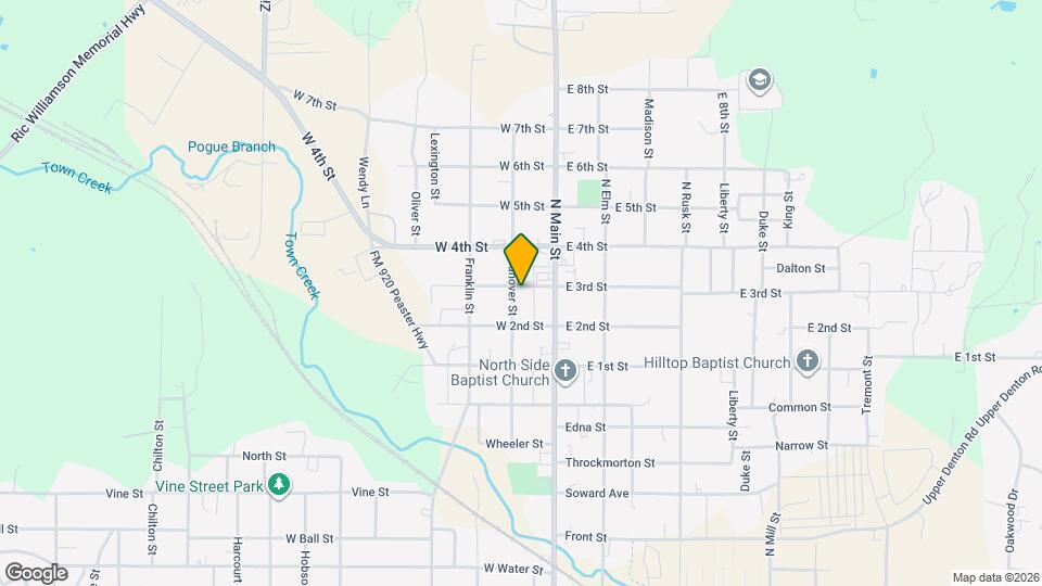 1116 Hanover St Mapa y Detalles de la Ubicación