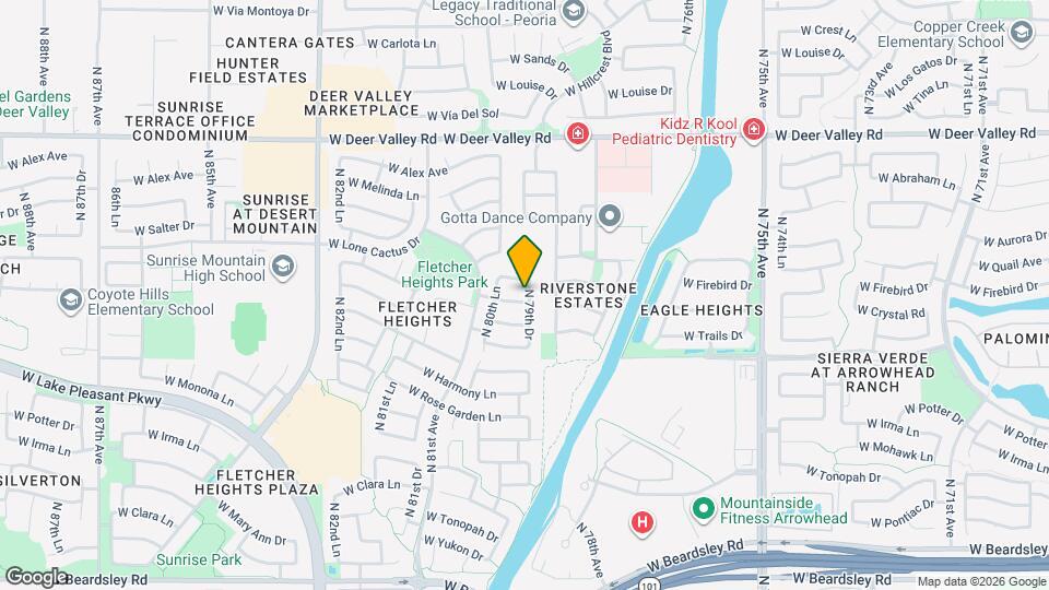 7914 W Quail Ave Map and Location Details