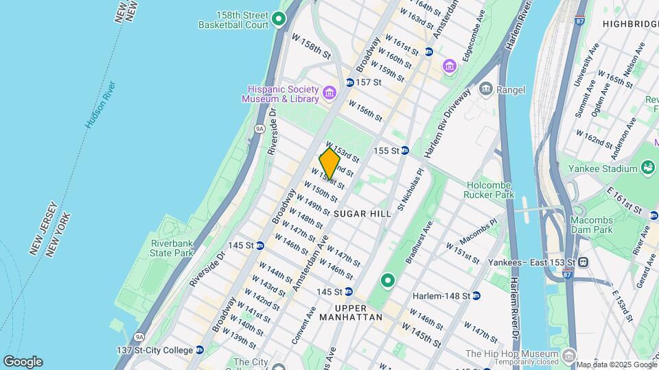 512 W 151st St Mapa y Detalles de la Ubicación