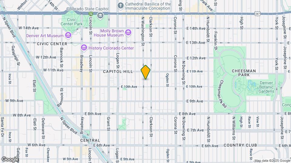 1026 Washington Street Map and Location Details