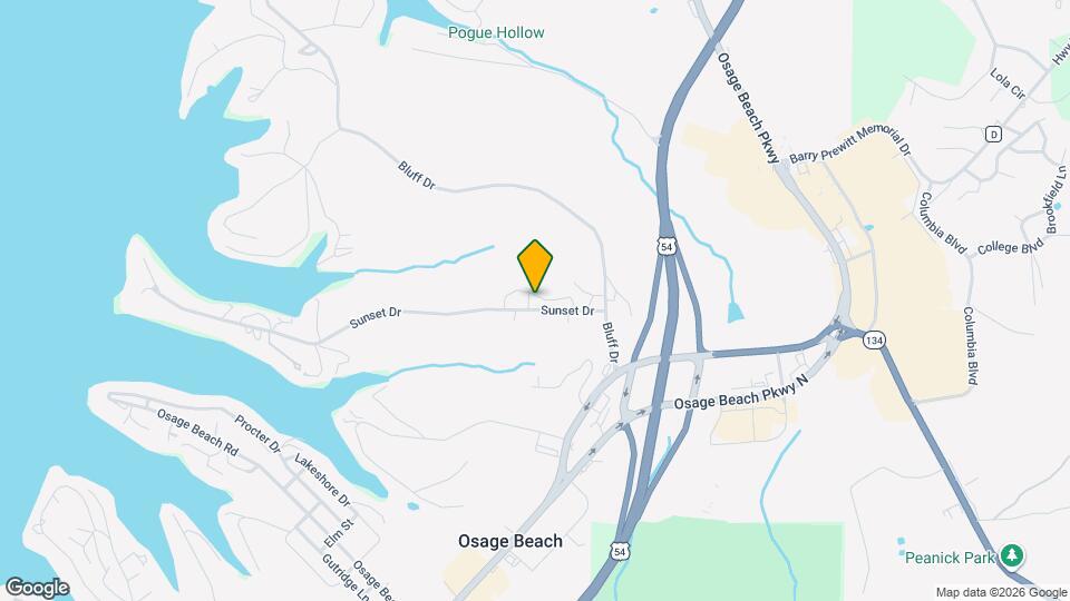 4205 Sunset Dr Map and Location Details