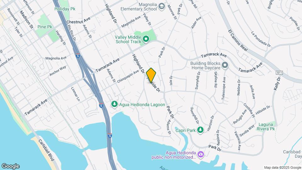 4205 Hillside Dr Map and Location Details