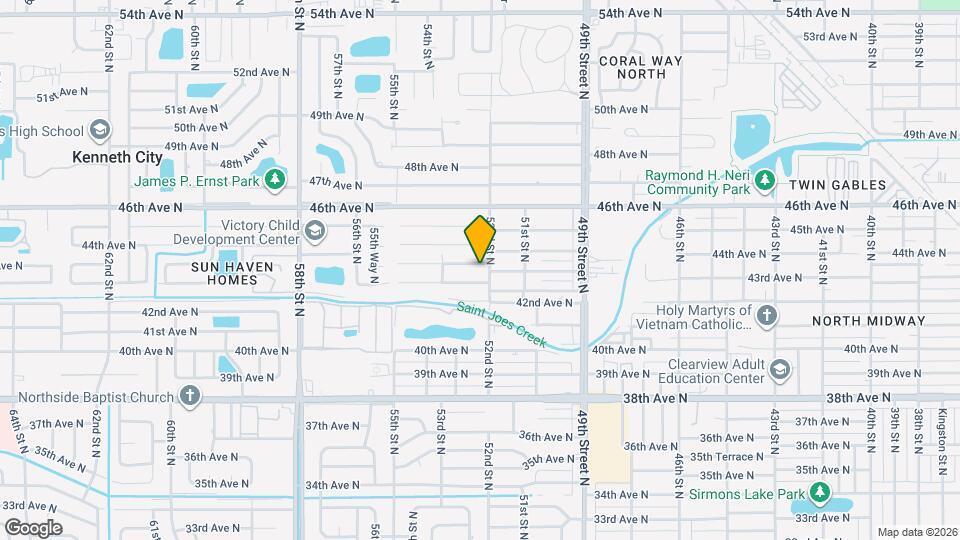 5210 43rd Terrace N Map and Location Details