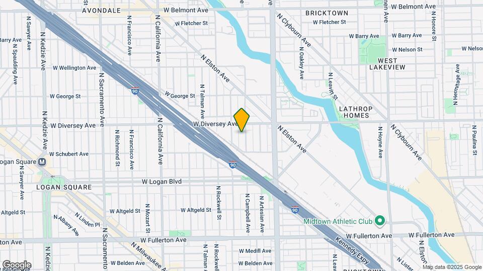 2734 N Campbell Ave Map and Location Details