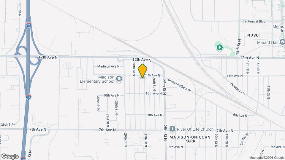 1032 27th St N Map and Location Details
