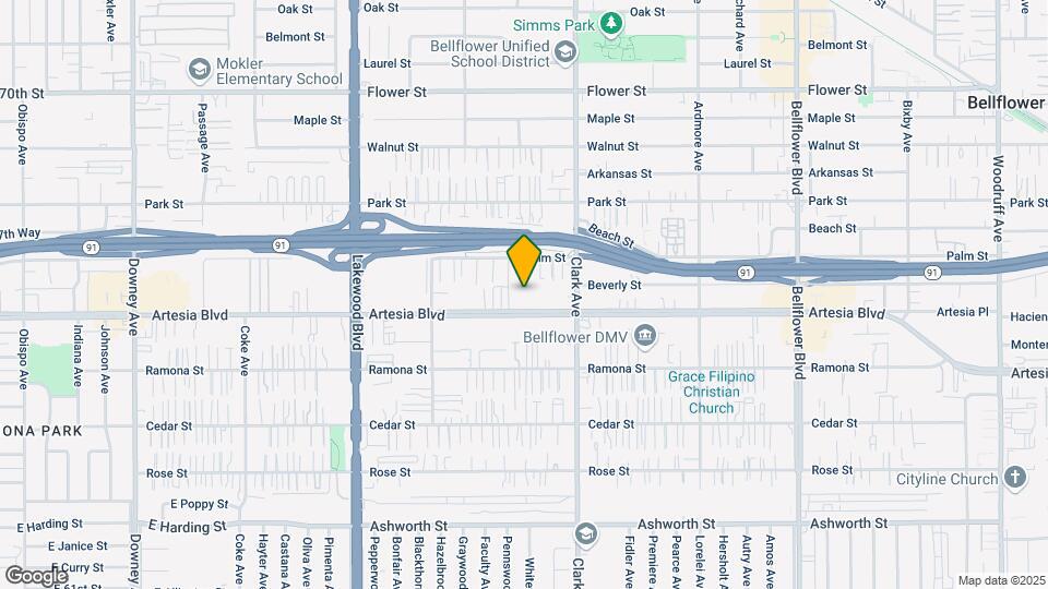 9301 Artesia Blvd Map and Location Details