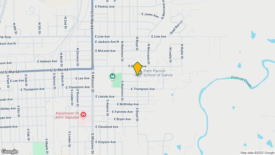 201 S Boyd St Map and Location Details