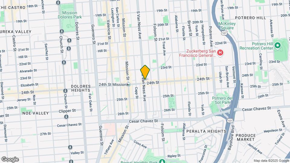 3182-3198 24th St Map and Location Details
