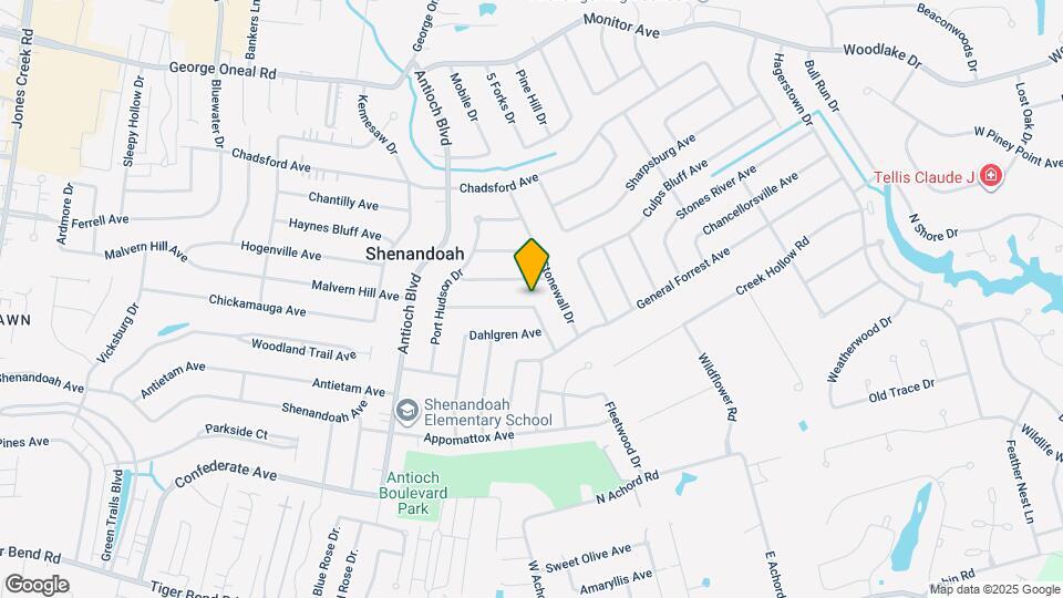 16945 Ticonderoga Ave Map and Location Details
