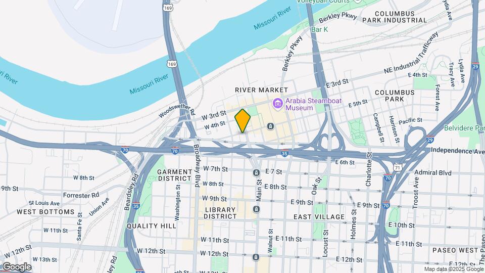500 Delaware St Map and Location Details