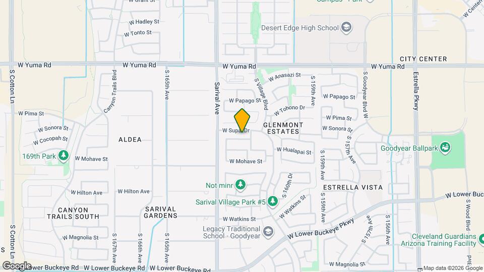 16192 W Cocopah St Map and Location Details