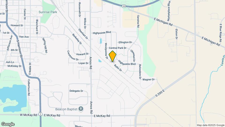 865 Westpointe Dr Map and Location Details