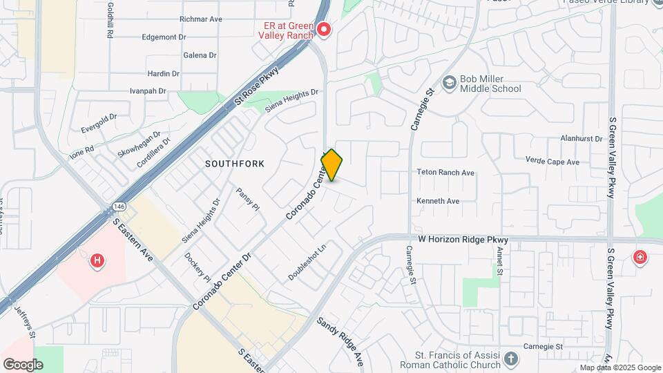 2586 Highland Cliff Dr Map and Location Details