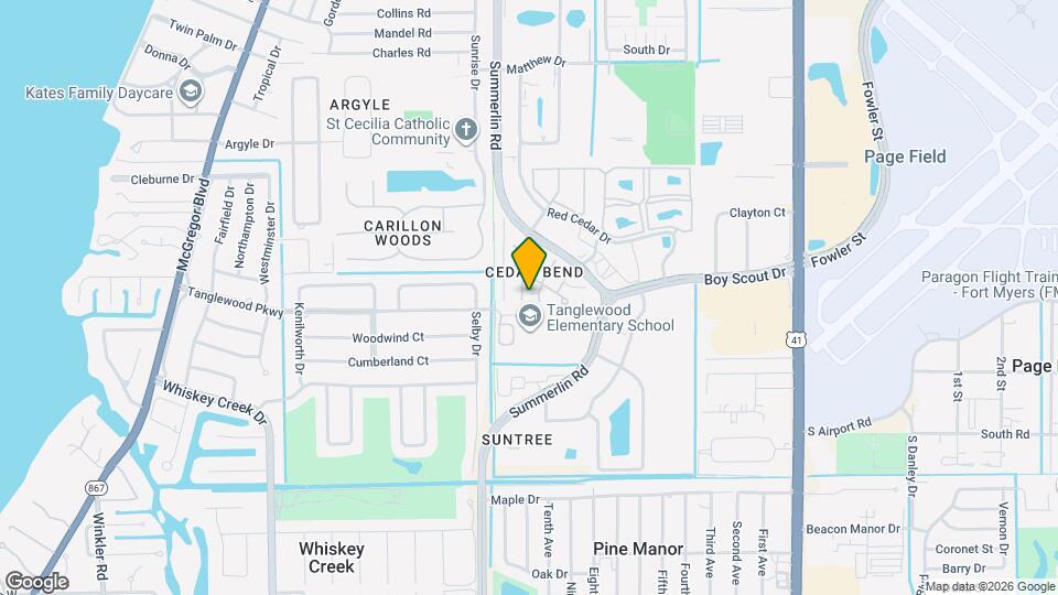 5264 Cedarbend Dr Map and Location Details