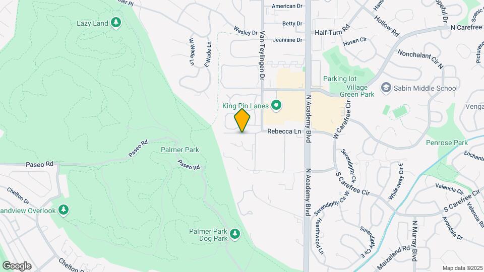 3525 Rebecca Ln Map and Location Details