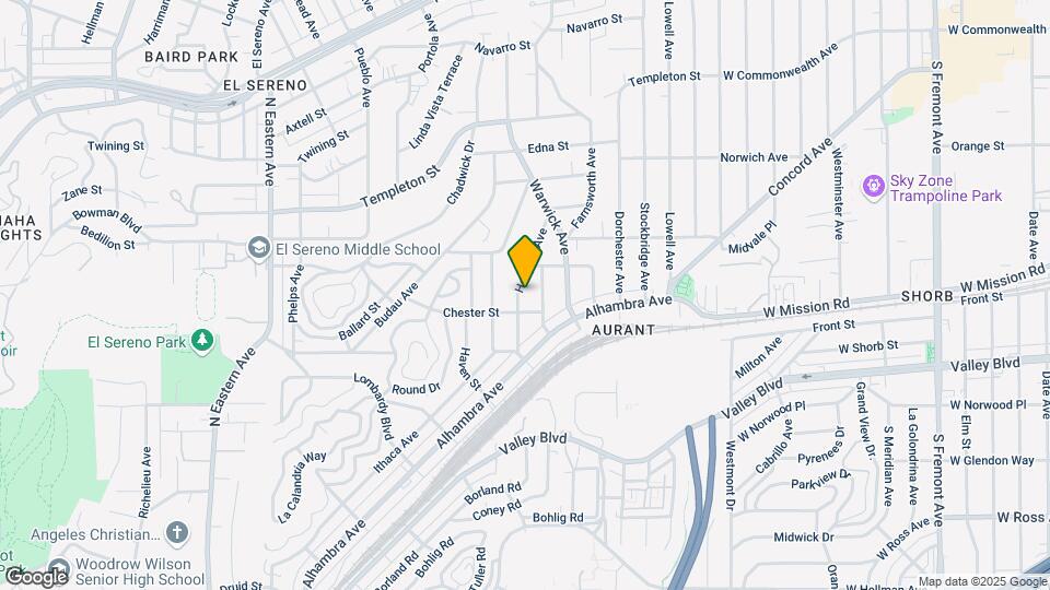 2916-2912 Hollister Ave Map and Location Details
